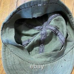 Vintage A-3 Mechanic's Cap WW2 Hat 7 1/8 Army Air Force USAAF WWII HBT A3