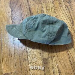 Vintage A-3 Mechanic's Cap WW2 Hat 7 1/8 Army Air Force USAAF WWII HBT A3