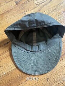 Vintage A-3 Mechanic's Cap WW2 Hat 7 Army Air Force USAAF WWII HBT A3 Stencil