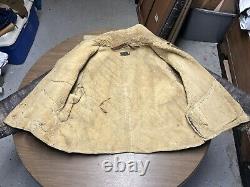 Vintage Army Air Force AAF WW2 D-1 Shearling Bomber Jacket Large Selby Shoe Co