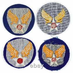 Vintage Authentic WWII US Army Mixed Air Corps Air Force 39 Patch Collection -A