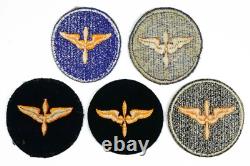 Vintage Authentic WWII US Army Mixed Air Corps Air Force 39 Patch Collection -A