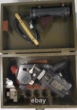 Vintage Bausch and Lomb A8-A U S Army Air Forces Aircraft Sextant WWII Wood Box
