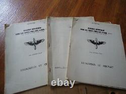 Vintage Collection WW2 WWII Army Air Corps Pilot Training Books & Tech