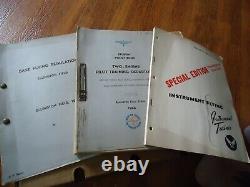 Vintage Collection WW2 WWII Army Air Corps Pilot Training Books & Tech