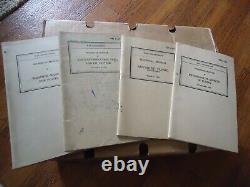 Vintage Collection WW2 WWII Army Air Corps Pilot Training Books & Tech