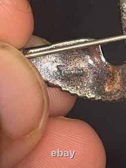 Vintage Crown Trifari 925 Sterling Silver WWII Army Air Corps Sweetheart