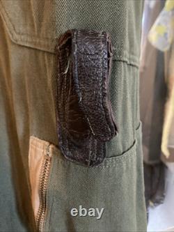 Vintage Flight Suit Gabardine M Short USAAF Army Air Force Type L-1 Blue Bell