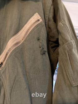 Vintage Flight Suit Gabardine M Short USAAF Army Air Force Type L-1 Blue Bell