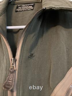 Vintage Flight Suit Gabardine M Short USAAF Army Air Force Type L-1 Blue Bell