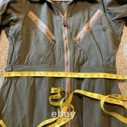 Vintage Flight Suit Gabardine M Short USAAF Army Air Force Type L-1 Blue Bell