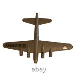 Vintage Handcrafted Wwii B-17 Bomber Model Airplane u. S. Army Air Forces Memor