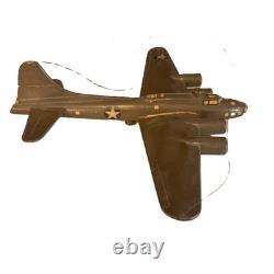 Vintage Handcrafted Wwii B-17 Bomber Model Airplane u. S. Army Air Forces Memor