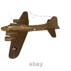 Vintage Handcrafted Wwii B-17 Bomber Model Airplane u. S. Army Air Forces Memor