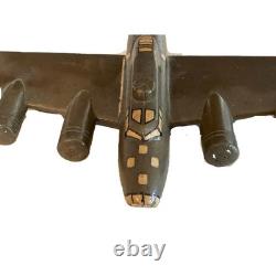 Vintage Handcrafted Wwii B-17 Bomber Model Airplane u. S. Army Air Forces Memor