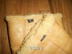Vintage Large Dubow US ARMY AIR FORCE WWII PILOT BOMBER GUNNER LEATHER GLOVES