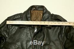 Vintage Leather Aviator Bomber Jacket Wwii  Us Army Air Corp Beautiful