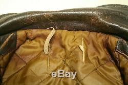 Vintage Leather Aviator Bomber Jacket Wwii  Us Army Air Corp Beautiful