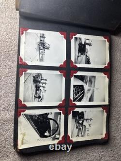 Vintage Leather Front US Army Air Forces USAAF Photo Album- 60 Pictures Included