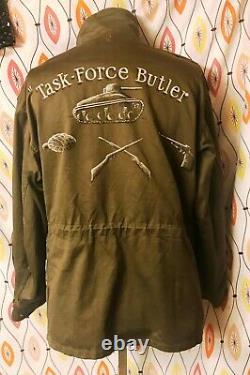 Vintage M-1943 ARMY AIR FORCE WWII FIELD JACKET Task Force Butler