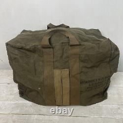 Vintage Military Army Air Force Aviator Kit Bag AN-6505-1 WWII Era