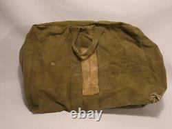 Vintage Military Army Air Force Aviator Kit Bag AN-6505-1 WWII Era Rare