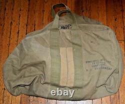 Vintage Military Army Air Force Aviator Kit Bag AN-6505-1 WWII Era Rare