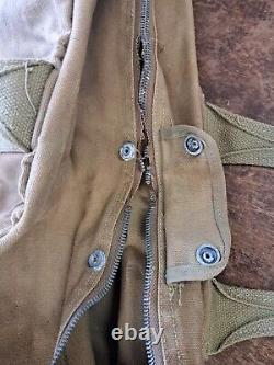 Vintage Military Army Air Force Aviator Kit Bag AN-6505-1 WWII Era Rare