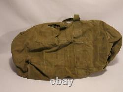 Vintage Military Army Air Force Aviator Kit Bag AN-6505-1 WWII Era Rare