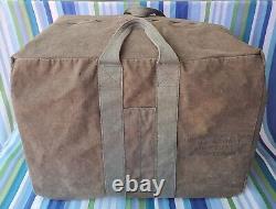 Vintage Military Army Air Force Aviator's Kit Bag AN-6505-1 WWII Era WINGS