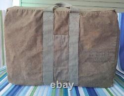 Vintage Military Army Air Force Aviator's Kit Bag AN-6505-1 WWII Era WINGS