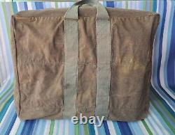 Vintage Military Army Air Force Aviator's Kit Bag AN-6505-1 WWII Era WINGS