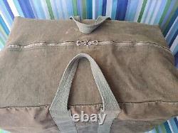 Vintage Military Army Air Force Aviator's Kit Bag AN-6505-1 WWII Era WINGS