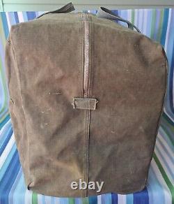 Vintage Military Army Air Force Aviator's Kit Bag AN-6505-1 WWII Era WINGS