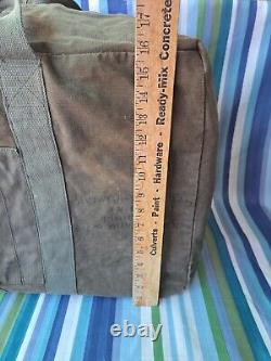 Vintage Military Army Air Force Aviator's Kit Bag AN-6505-1 WWII Era WINGS