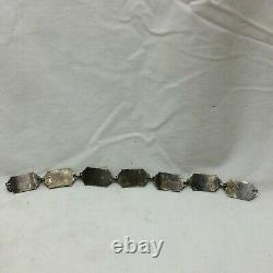 Vintage Military USAAF Army Air Force Sweetheart Bracelet Sterling Silver