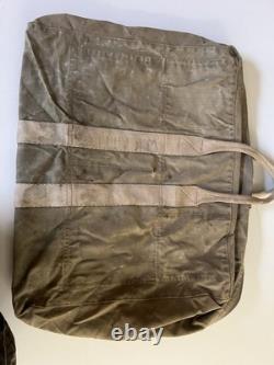 Vintage Naval Aircraft Factory WWII Aviators Kit Bag US Army Navy Air Force