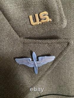 Vintage Original WW2 US Army Air Force Cadet Uniform 1941 Named