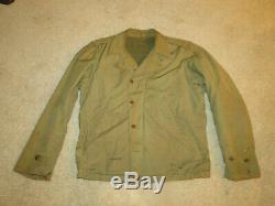 Vintage Original WW2 US Army Air Force M-41 Field Jacket Uniform Sz 38 -40