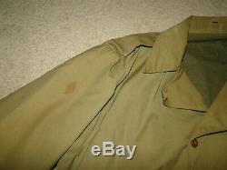 Vintage Original WW2 US Army Air Force M-41 Field Jacket Uniform Sz 38 -40