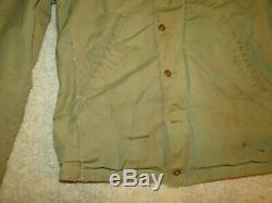 Vintage Original WW2 US Army Air Force M-41 Field Jacket Uniform Sz 38 -40