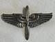 Vintage Sterling WWII Era Army Air Force Style Wing Propeller Brooch Pin