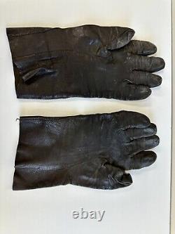 Vintage US ARMY AIR FORCE LEATHER FLYING GLOVES ORIGINAL