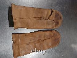 Vintage US ARMY AIR FORCE WWII PILOT BOMBER GUNNER LEATHER GLOVES