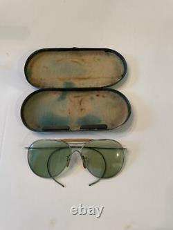 Vintage US Army Air Corps (WWII) Sunglasses With Case