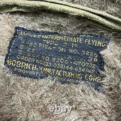Vintage US Army Air Force Type B-15 Bomber Jacket Men's s/m WWII