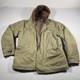 Vintage US Army Air Forces B-11 Jacket Mens Large Sheepskin Lined Parka 40s WW2