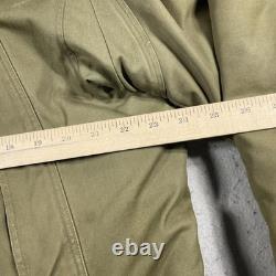 Vintage US Army Air Forces B-11 Jacket Mens Large Sheepskin Lined Parka 40s WW2
