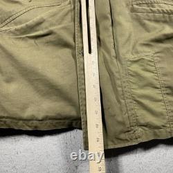 Vintage US Army Air Forces B-11 Jacket Mens Large Sheepskin Lined Parka 40s WW2