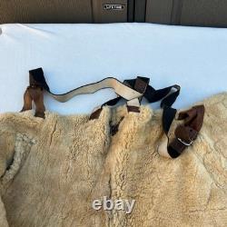 Vintage US Army Air Forces Type A-3 Bomber Sheepskin Leather Flight Pants 44